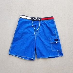 Dope Tommy Hilfiger blue board shorts!